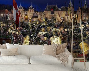 The Night Watch in an Amersfoort version by Dennisart Fotografie