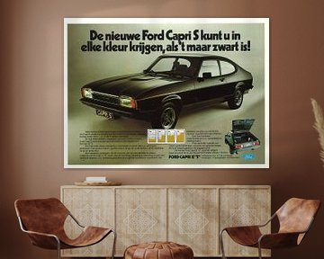 Ford Capri S advertising by Jaap Ros