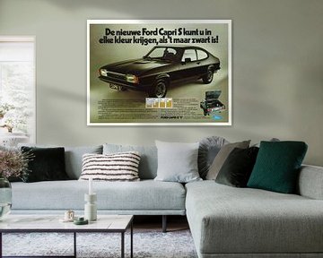 Ford Capri S reclame van Jaap Ros