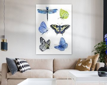 vlinders botanical van Geertje Burgers
