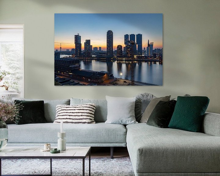 Sfeerimpressie: Rotterdam zonsondergang Wilhelminapier van Teuni's Dreams of Reality