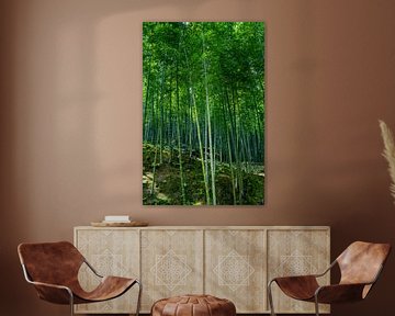 Bamboe bos in Kyoto van Mickéle Godderis
