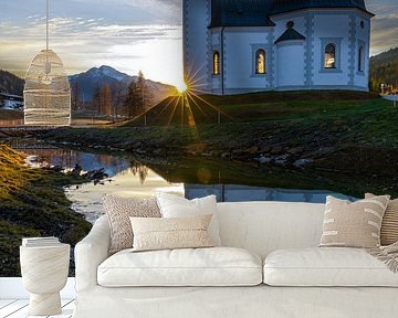 Sonnenunteergang in Seefeld