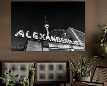 Television tower and Alexanderplatz station by Frank Herrmann