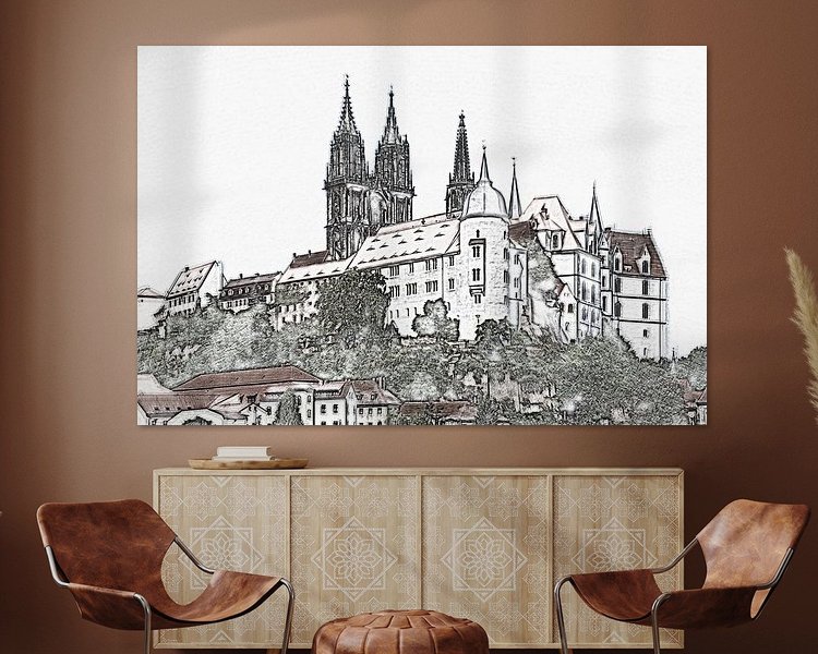 Example of the artwork in a room