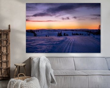Sonnenaufgang in Norwegen von Annika Koole