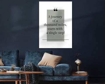 Poster 'Journey' in all possible colours! by by Tessa
