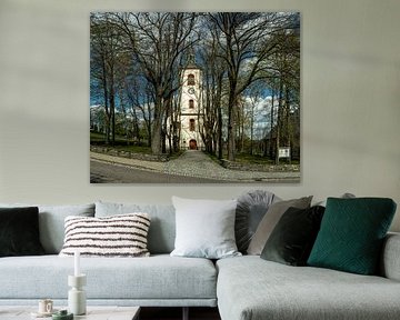 Alltag Landschaft im Erzgebirge Kirche in Jöhstadt
