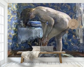 Naakt in de tobbe - Pierre Bonnard - 1903 van De Mooiste Kunst