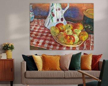 Rode en gele appels - Pierre Bonnard 1920 van De Mooiste Kunst