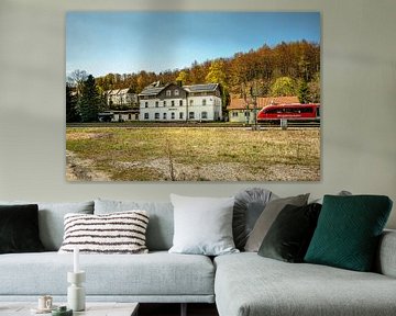 Landschap in het Erzgebergte van Johnny Flash