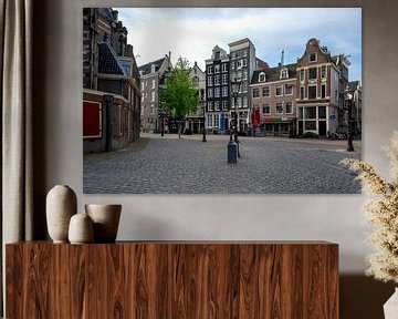 Oudekerksplein Amsterdam van Peter Bartelings