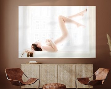 femal nude at the window by Erik Jansen