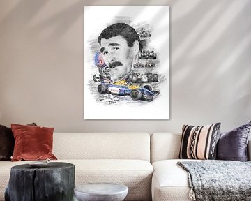 Nigel Mansell by Theodor Decker