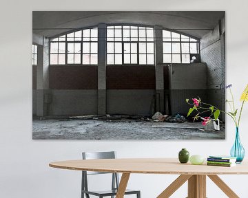 Photo des halles abandonnées à Meppel. sur Therese Brals