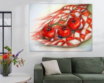 Rode tomaten van Ineke de Rijk