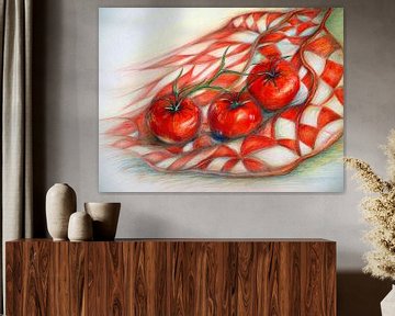Rode tomaten van Ineke de Rijk