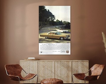 Cadillac publicitaire des années 60 sur Jaap Ros