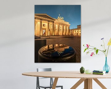 Brandenburg Gate Reflection by Stefan Schäfer