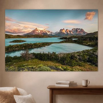 Lakes in Torres del Paine