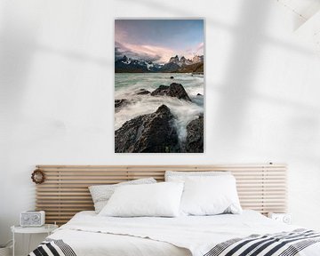 Seascape in Torres del Paine von Stefan Schäfer