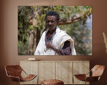 Priest in Ethiopia by Bram de Muijnck