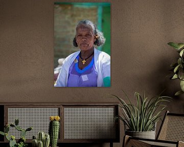 African portrait van Bram de Muijnck