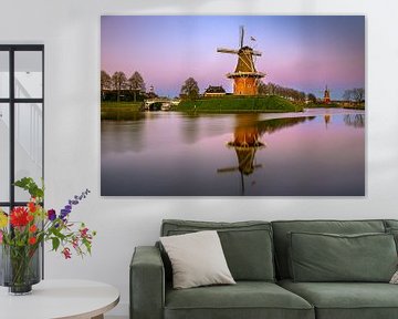 Windmills of Dokkum 4 by Adelheid Smitt