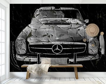 Grunge Zwarte Mercedes