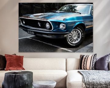 Ford Mustang GT Cobra car blue by Celisze. Photography