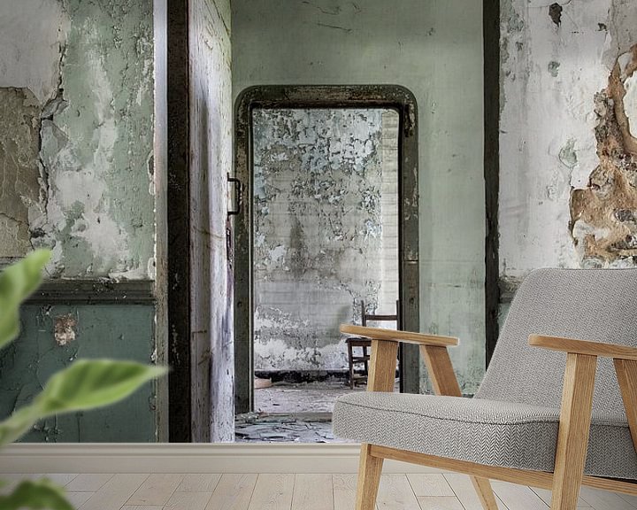 Beispiel fototapete: Eine verlassene Villa mit schönen Türen von Steven Dijkshoorn