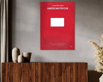 No005 My American Psycho minimal movie poster van Chungkong Art
