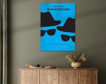 No012 My Blues brothers minimal movie poster van Chungkong Art