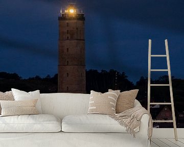 Full moon above the Brandaris by Marjolein van Roosmalen