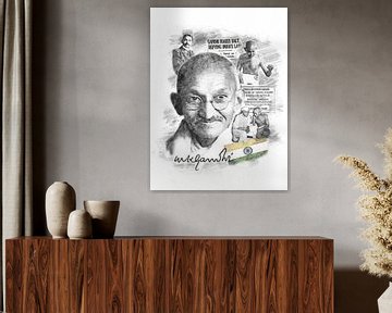 Mahatma Gandhi van Theodor Decker