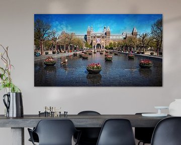 Museumplein in Amsterdam during the 1.5 meter society. by Bart Ros