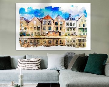 Aquarelle Dokkum