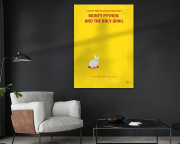 No036 My Monty Python And The Holy Grail minimal movie poster van Chungkong Art