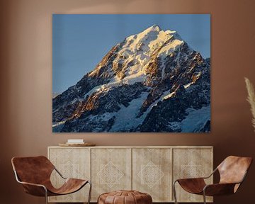Mount Cook Zonsondergang van Keith Wilson Photography