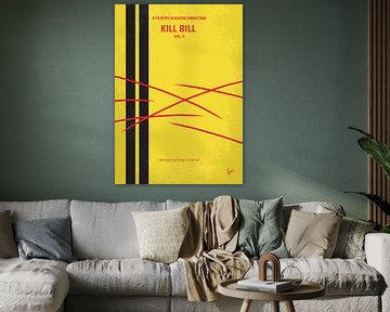 No049 My Kill Bill - part 2 minimal movie poster by Chungkong Art