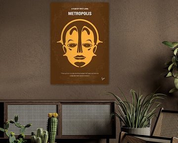 No052 My Metropolis minimal movie poster van Chungkong Art