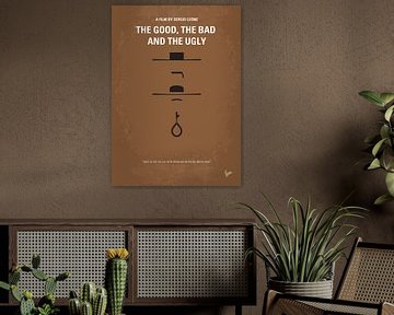 No090 My The Good The Bad The Ugly minimal movie poster by Chungkong Art