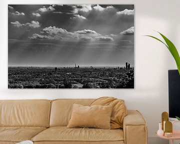 München Stadslandschap zwart-wit van Pitkovskiy Photography|ART