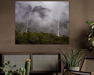 Watervallen in de mist van Keith Wilson Photography