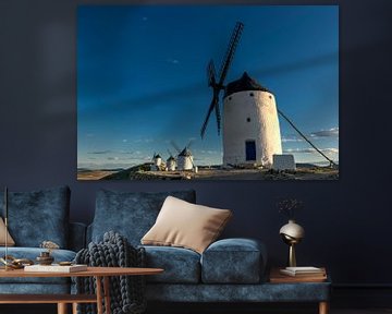 Moulins à vent historiques de Don Quichotte, à La Manche (Espagne). sur Carlos Charlez