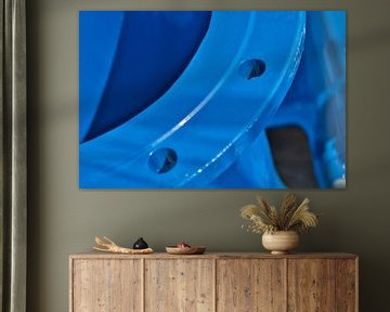 Blauw blauw staalblauw van Jolanda de Jong-Jansen