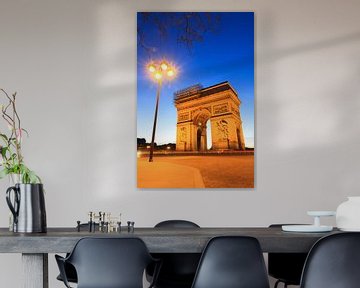 Arc de Triomphe with lantern vertical by Dennis van de Water