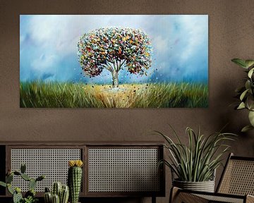 Fantasy Tree van Gena Theheartofart