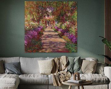 Un chemin dans le jardin de Monet, 1902, Claude Monet