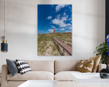 Leuchtturm von Texel tagsüber von Texel360Fotografie Richard Heerschap